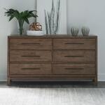 Shaker Lakes 6 Drawer Dresser