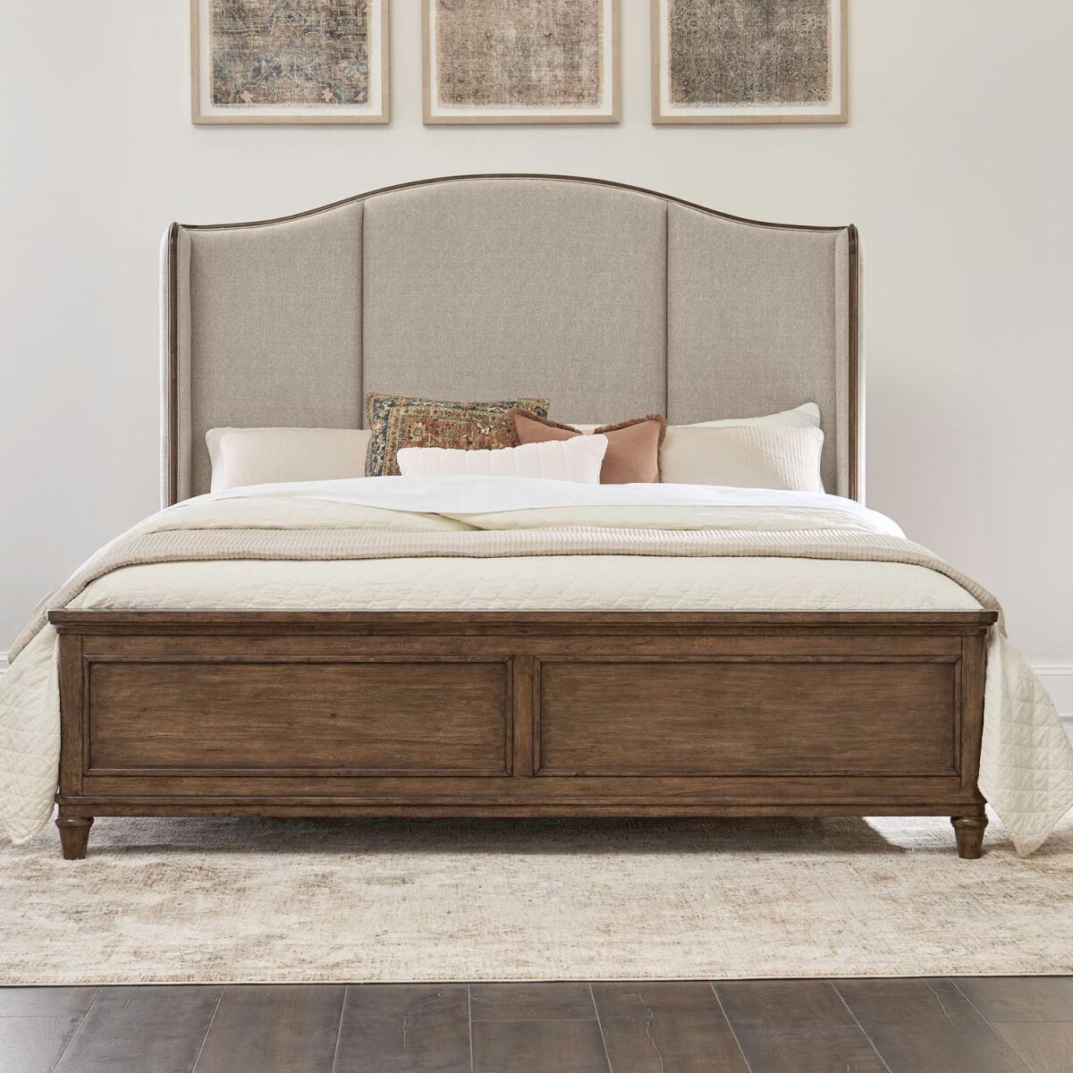 7f884a89fc45324e412de02242845d7f Harrison Heights Queen Shelter Bed - Image 1