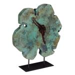 Bahati Wood Sculpture, Blue - Image 5