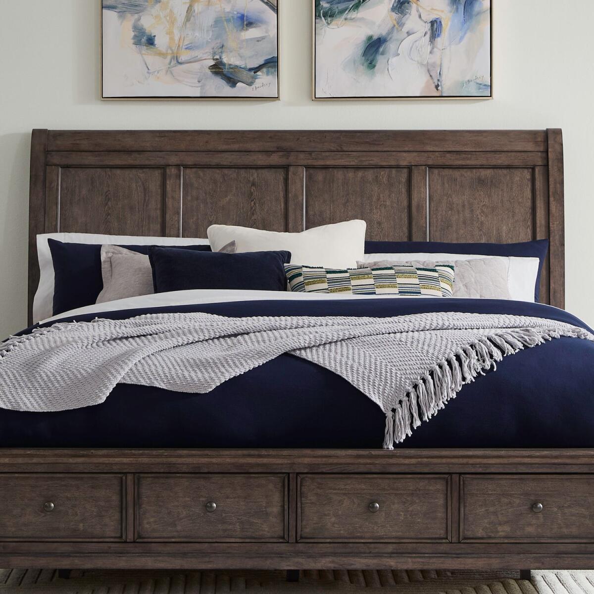 7f9da5a271f83d6c3bee8a66c0eaba91 King Sleigh Headboard - Image 1