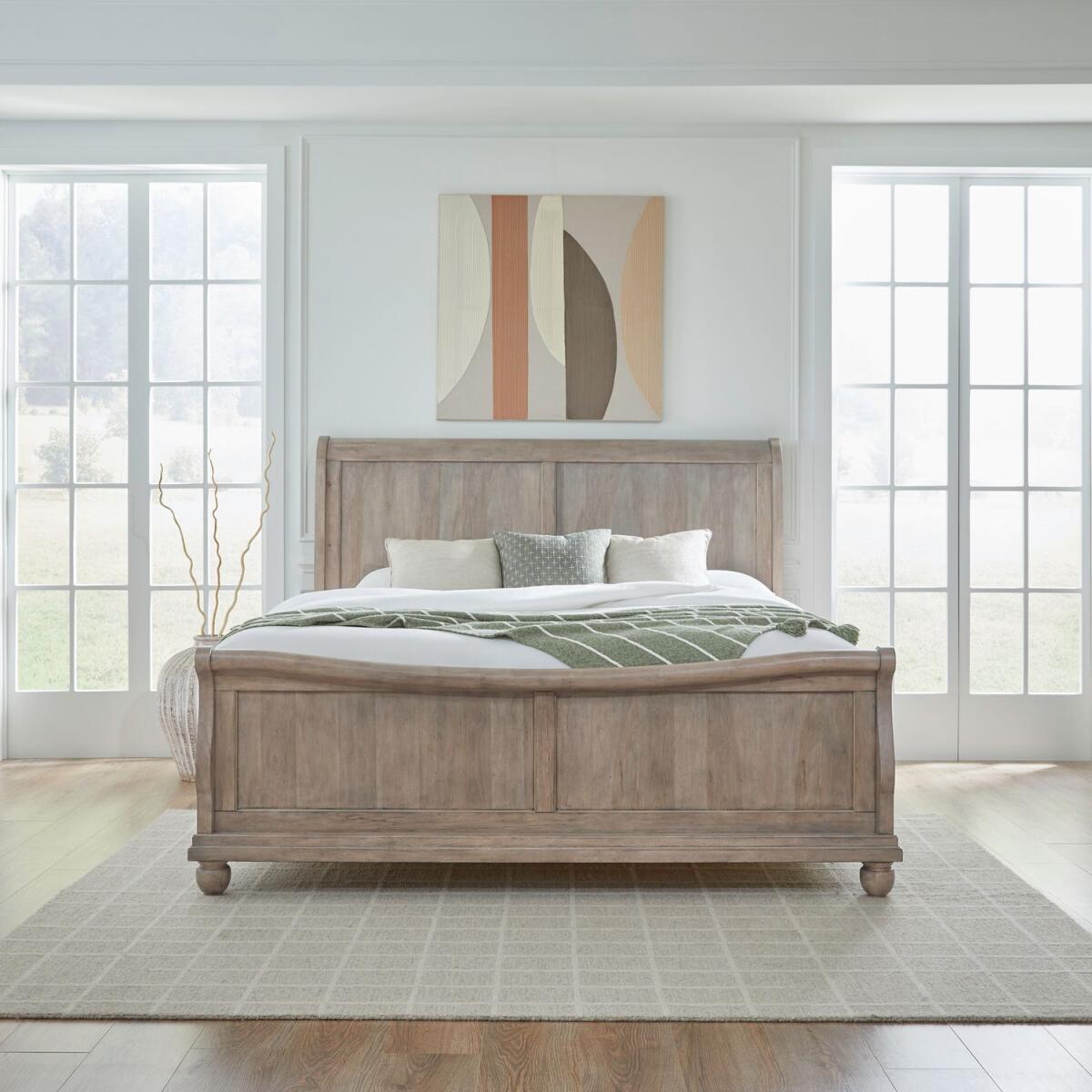 81f6608bb5303cf45902ae48f092710e King California Sleigh Bed - Image 1
