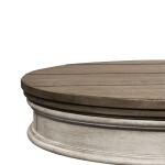 Heartland Round Pedestal Chair Side Table - Image 7