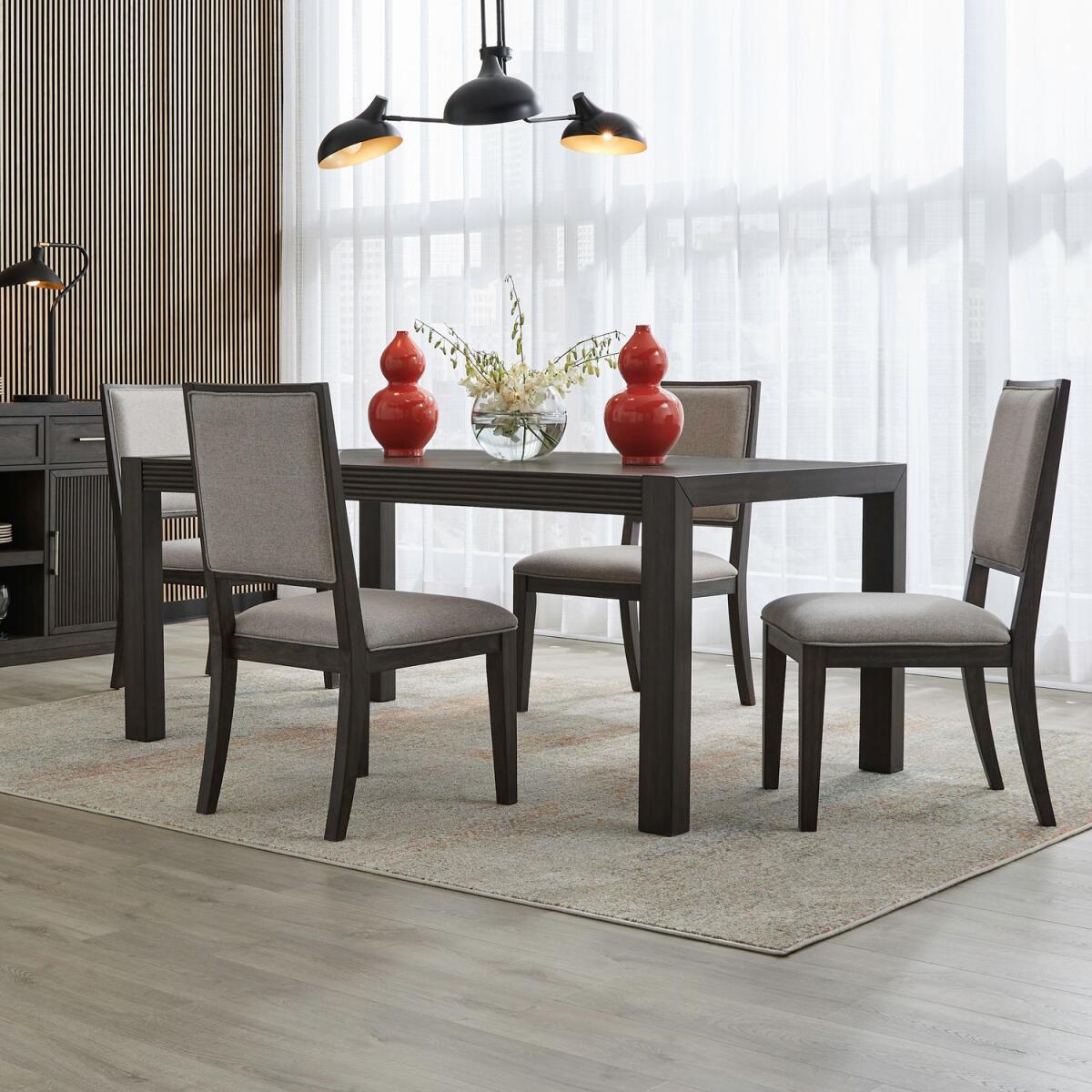 845d88fa4dcae01f6e4d24c1dfb96891 Modern Edge 5 Piece Rectangular Table Set - Image 1