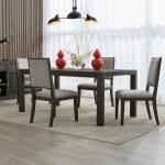 Modern Edge 5 Piece Rectangular Table Set