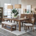 Shaker Lakes Opt 6 Piece Rectangular Table Set