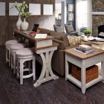 Farmhouse Reimagined Console Bar Table - Image 9