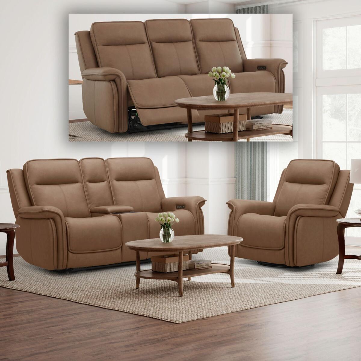 898a45dfc8f83c3679d6d0f446908415 Sofa w/ Loveseat & Recliner - Image 1