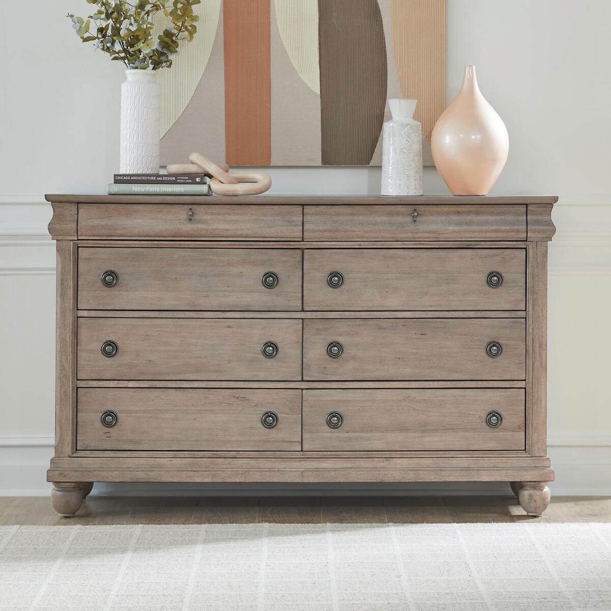 8b65ef59a7a5de3180f6fb77506b8c8f Rustic Traditions 8 Drawer Dresser - Image 1