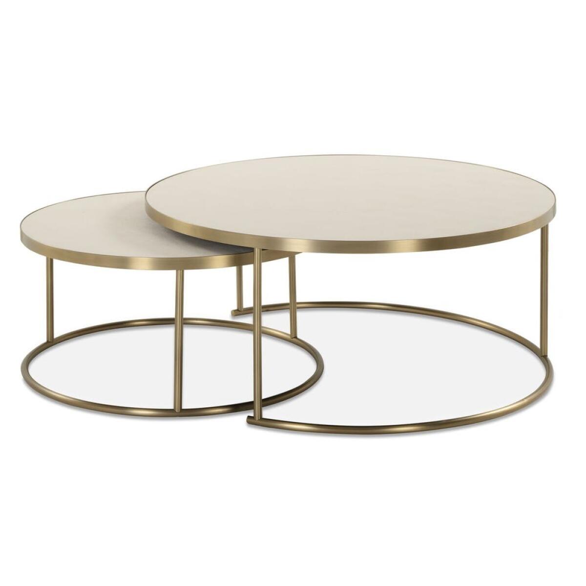 8bbfdde9a54f8ac2683650ca16a24c5b Aragon Nesting Coffee Tables, S/2, White - Image 1