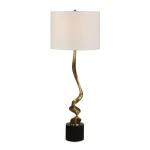 Spiraling Cordless Buffet Lamp