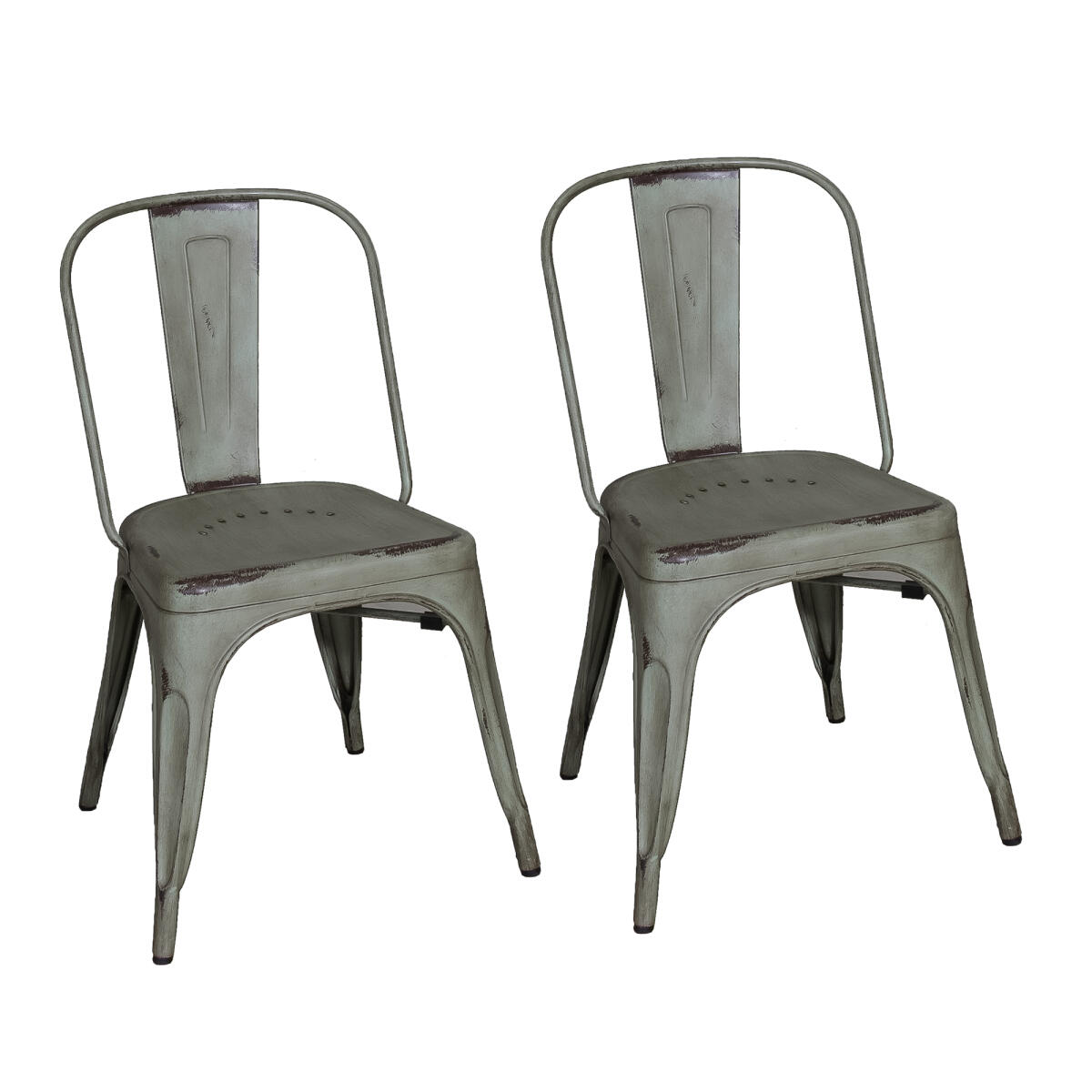 942b9711376d0cae14f18d7e44982046 Vintage Series Bow Back Side Chair - Green-Set of 4 - Image 1