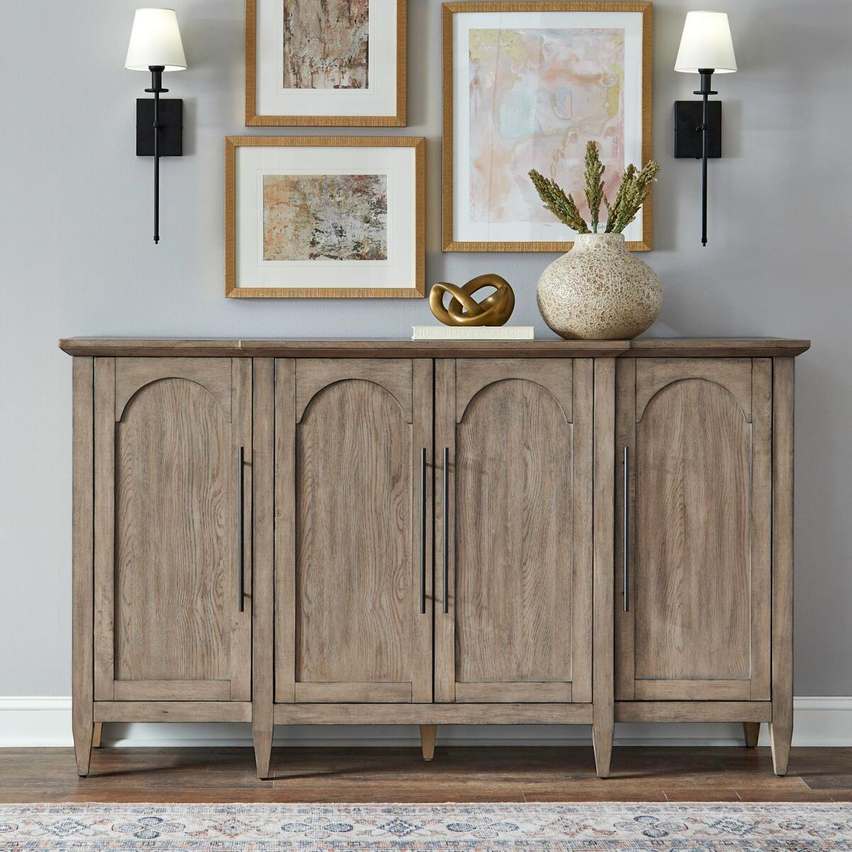 954288852706b7a6eb7bb6c011c81b4f Pavilion 4 Door Accent Cabinet - Image 1