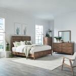Shaker Lakes King Panel Bed, Dresser & Mirror, Chest