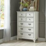King Panel Bed, Dresser & Mirror, Chest - Image 7