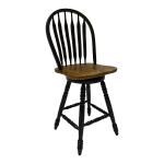 Carolina Crossing Windsor Swivel Counter Chair - Black - Image 3
