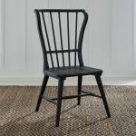 River Place Windsor Back Side Chair - Black (RTA)