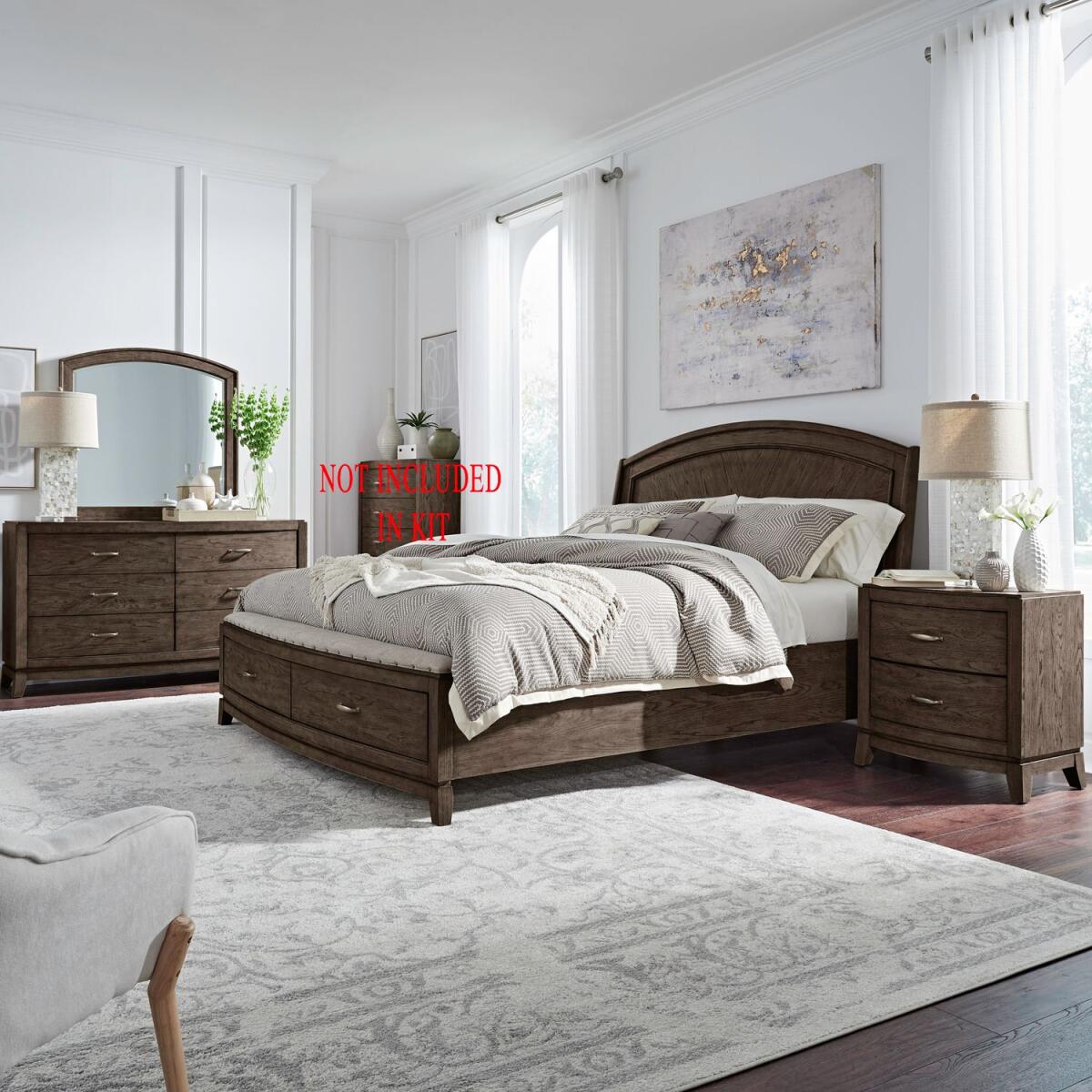 a1dce7b52a21ab9e02576b26e111a48c Avalon Queen Panel Storage Bed, Dresser & Mirror, Night Stand - Image 1