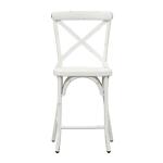 Vintage Series X Back Counter Chair - Antique White - Image 4