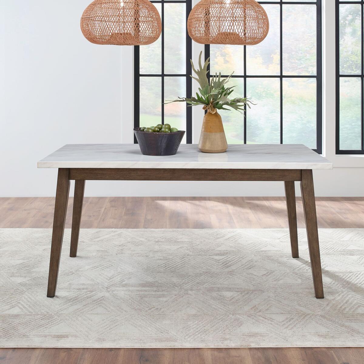 a5cb3123d12abfb8659e53d4c520c2f9 Edison Rectangular Leg Table - Image 1