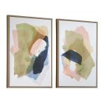 Abstract Afternoon Framed Canvases, S/2 - Image 4