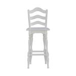 Magnolia Manor Ladderback Swivel Bar Stool - Image 4