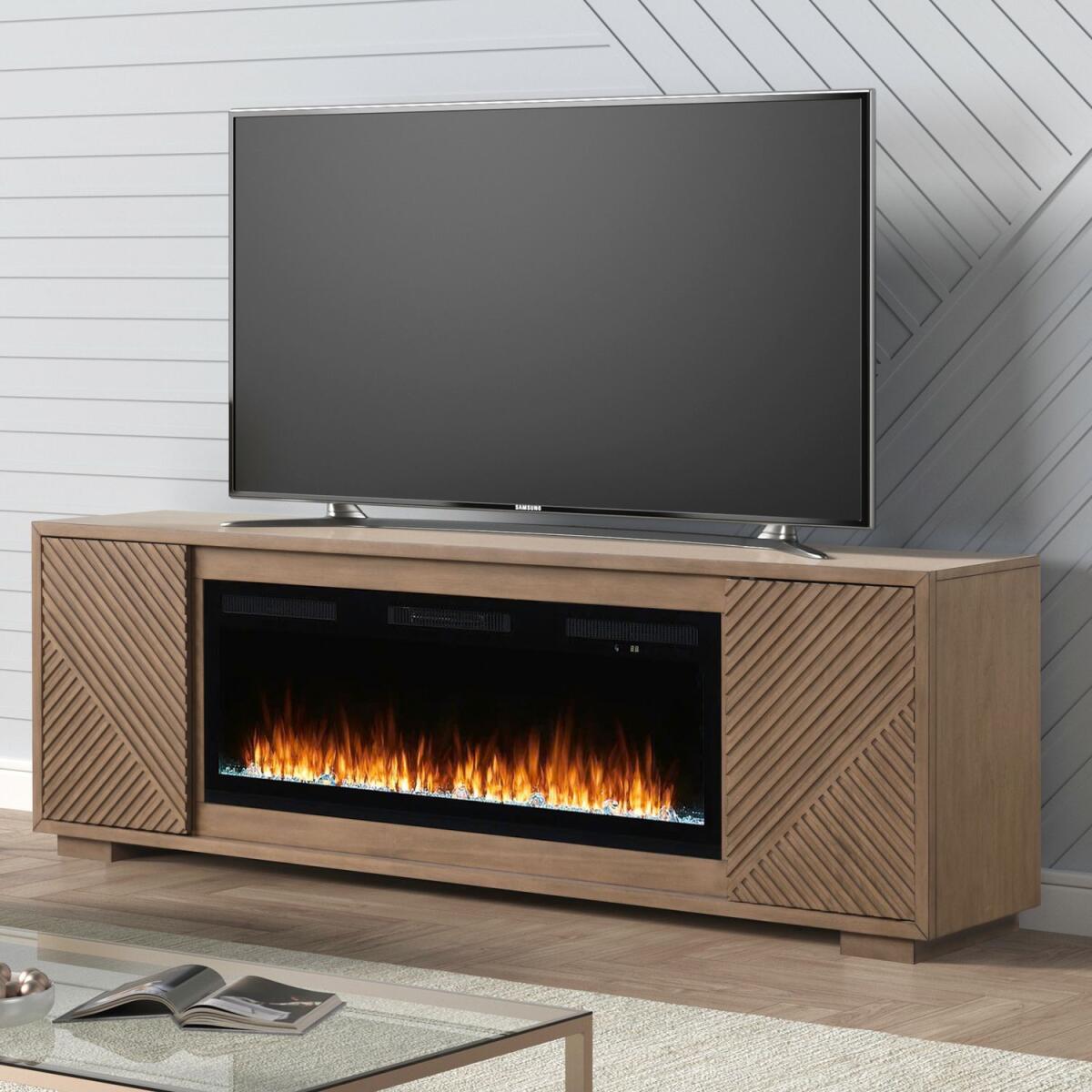 aecf7665d3d6f9fdf8217af4831eb1dd Fireplace TV Consoles 214 84 Inch Console w/ Fire FTS - Image 1