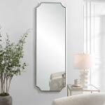 Lennox Tall Mirror, Nickel Mirrors Mirrors 13