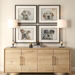 Dog Days Framed Prints, S/4 - Image 3
