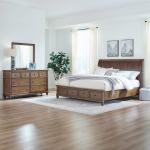 Twin Lakes Queen Storage Bed, Dresser & Mirror