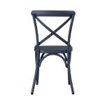 X Back Side Chair- Navy - Image 6