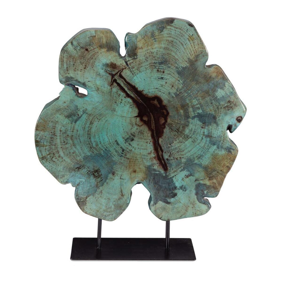 ba58ec125b34cf7c04dc4418936b03b9 Bahati Wood Sculpture, Blue - Image 1