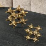 Gilded Connection Sculptures, S/2 - Image 5