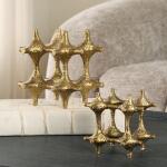 Gilded Connection Sculptures, S/2 - Image 3