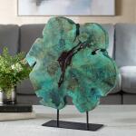 Bahati Wood Sculpture, Blue - Image 3
