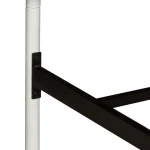 Vintage Series King Metal Bed - Antique White - Image 8