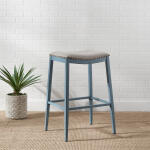 Backless Uph Barstool- Blue - Image 4