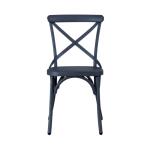 X Back Side Chair- Navy - Image 4