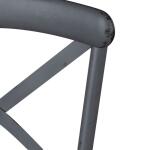 Vintage Series X Back Counter Chair - Grey - Image 8