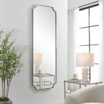 Lennox Tall Mirror, Nickel Mirrors Mirrors 16