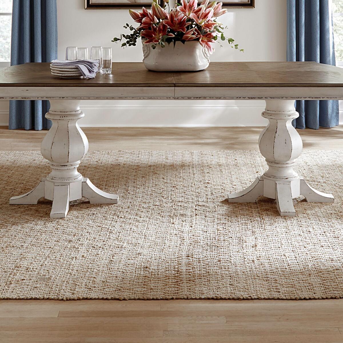e1649e97fc697433d4adaf29956b48c2 Double Pedestal Table Base - Image 1