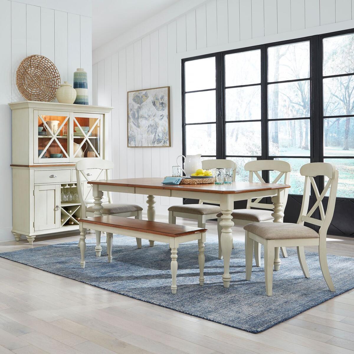 e2cc880f53cf4826482070bb22051645 Ocean Isle Opt 6 Piece Rectangular Table Set - Image 1