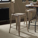 Bow Back Counter Chair - Vintage Cream (RTA) - Image 3