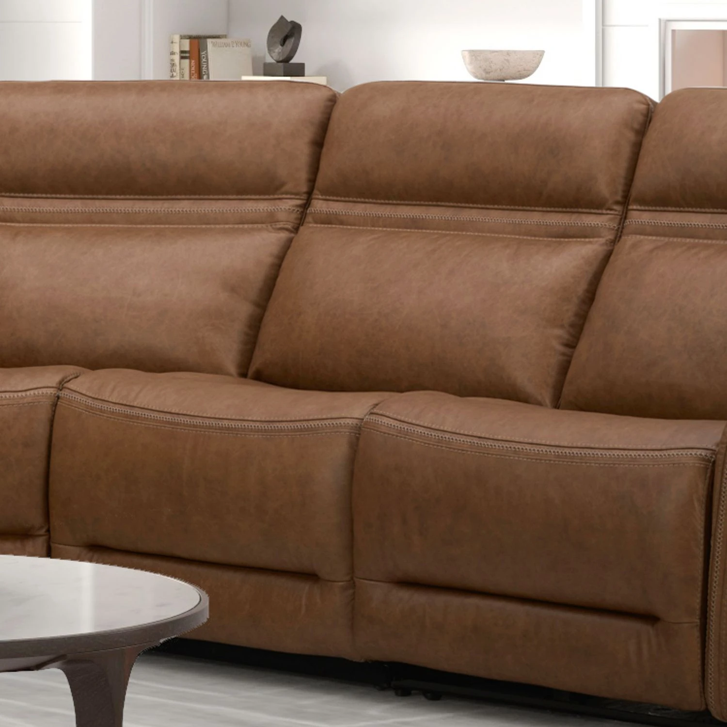 e44fc922a716975ec6dc36c786d4f812 Armless Chair - Camel - Image 1