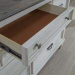 Allyson Park Queen Panel Bed, Dresser & Mirror - Image 12