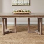 Double Pedestal Table Base
