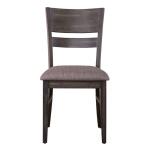 Slat Back Upholstered Side Chair - Image 4