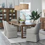 Shaker Lakes 7 Piece Double Pedestal Table Set