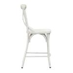 Vintage Series X Back Counter Chair - Antique White - Image 5