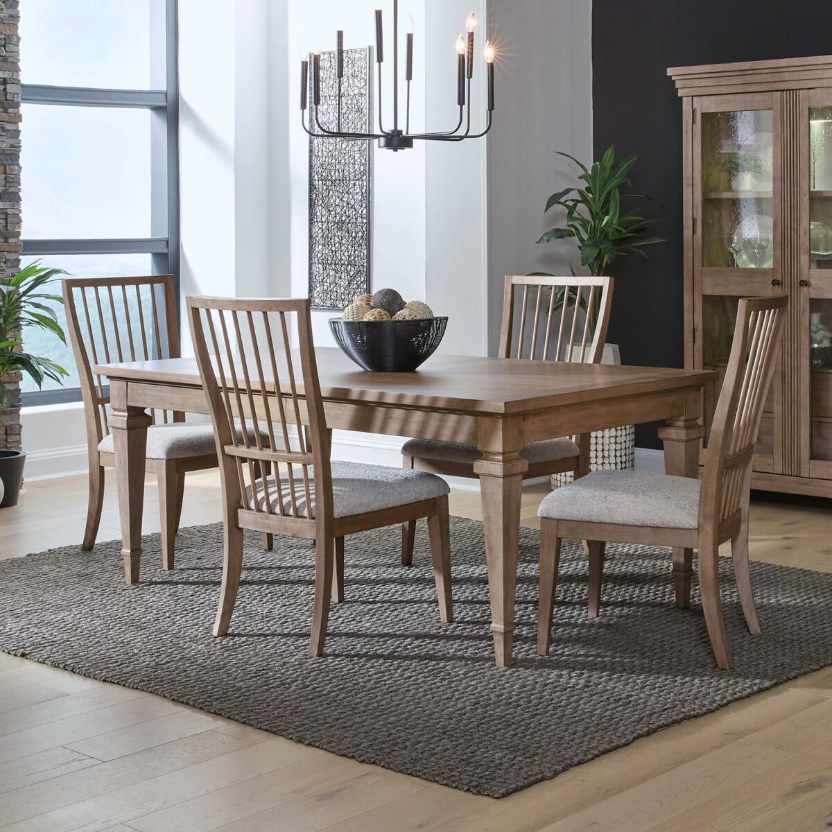 f0010a1742027af10c948dbbc0fe98f2 Haven Hills 5 Piece Rectangular Table Set - Image 1