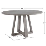 Gidran Dining Table, Gray, 2 Cartons - Image 10